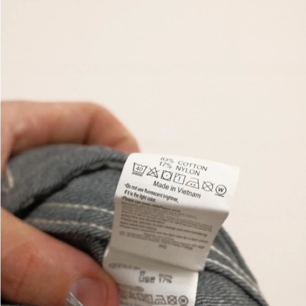 Men's Black Denim Jacket - Classic Button-Up Trucker - Picture 3 of 5